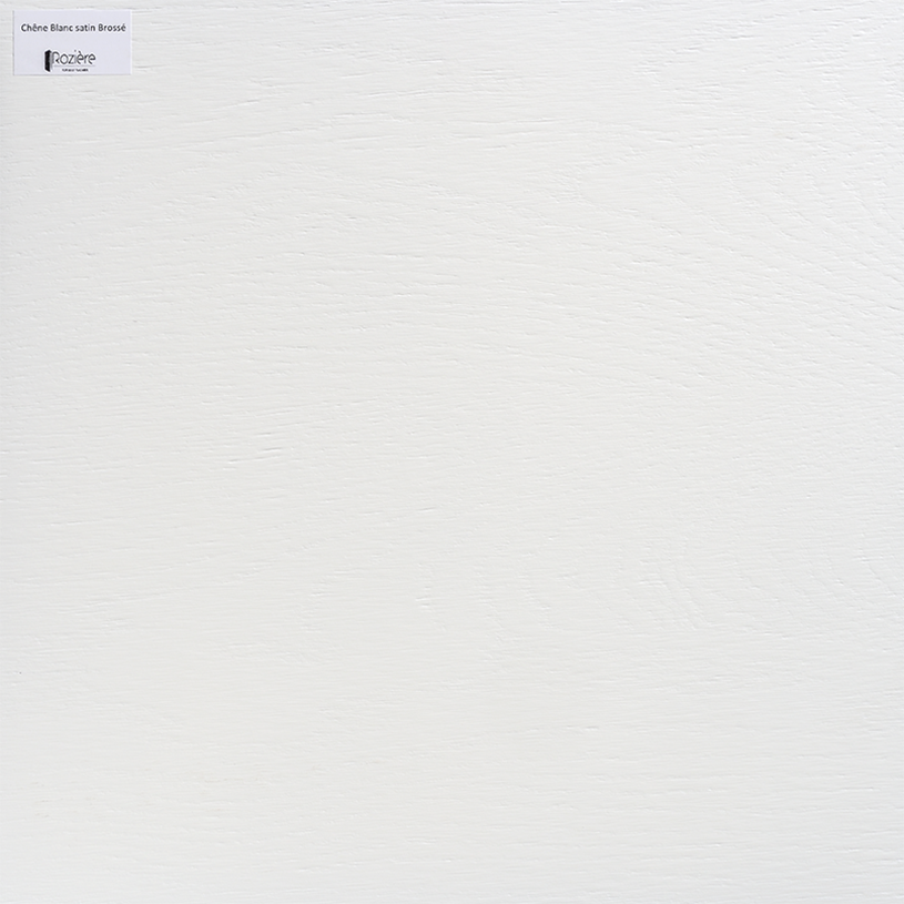 Blanc satin couleur unie