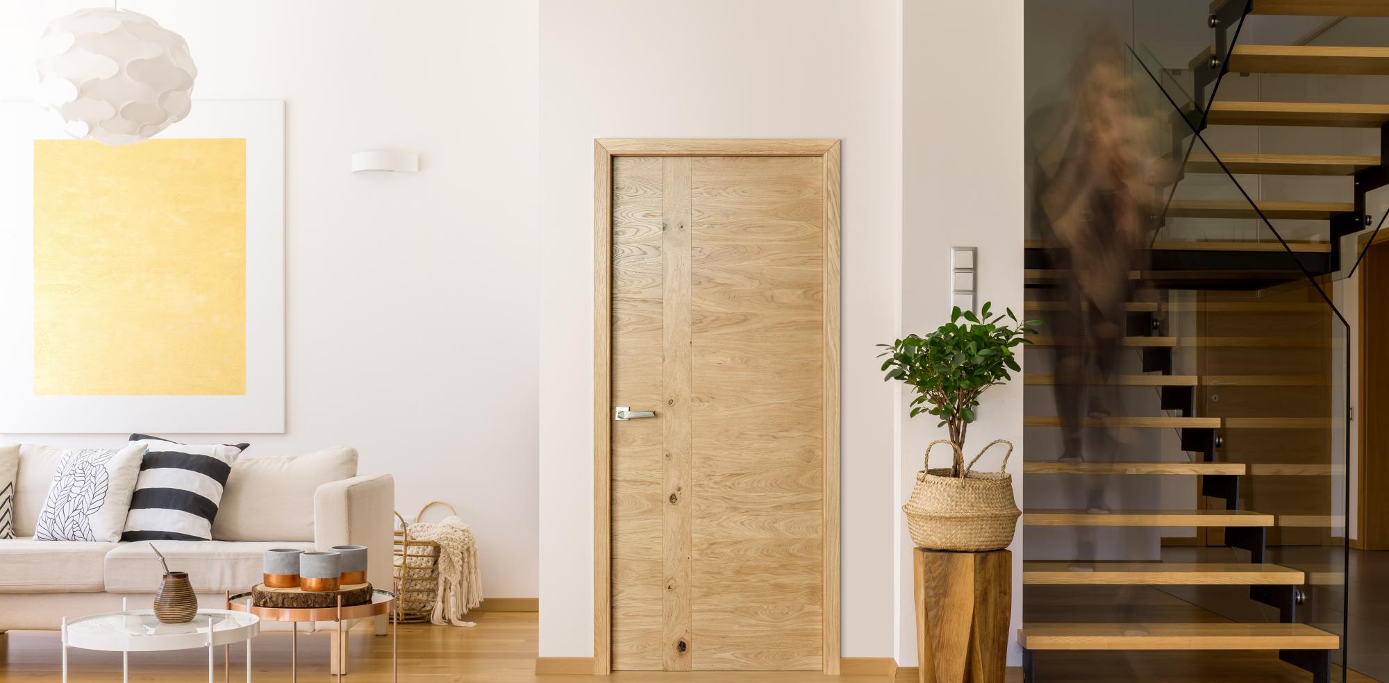 porte d'interieur en bois authentique