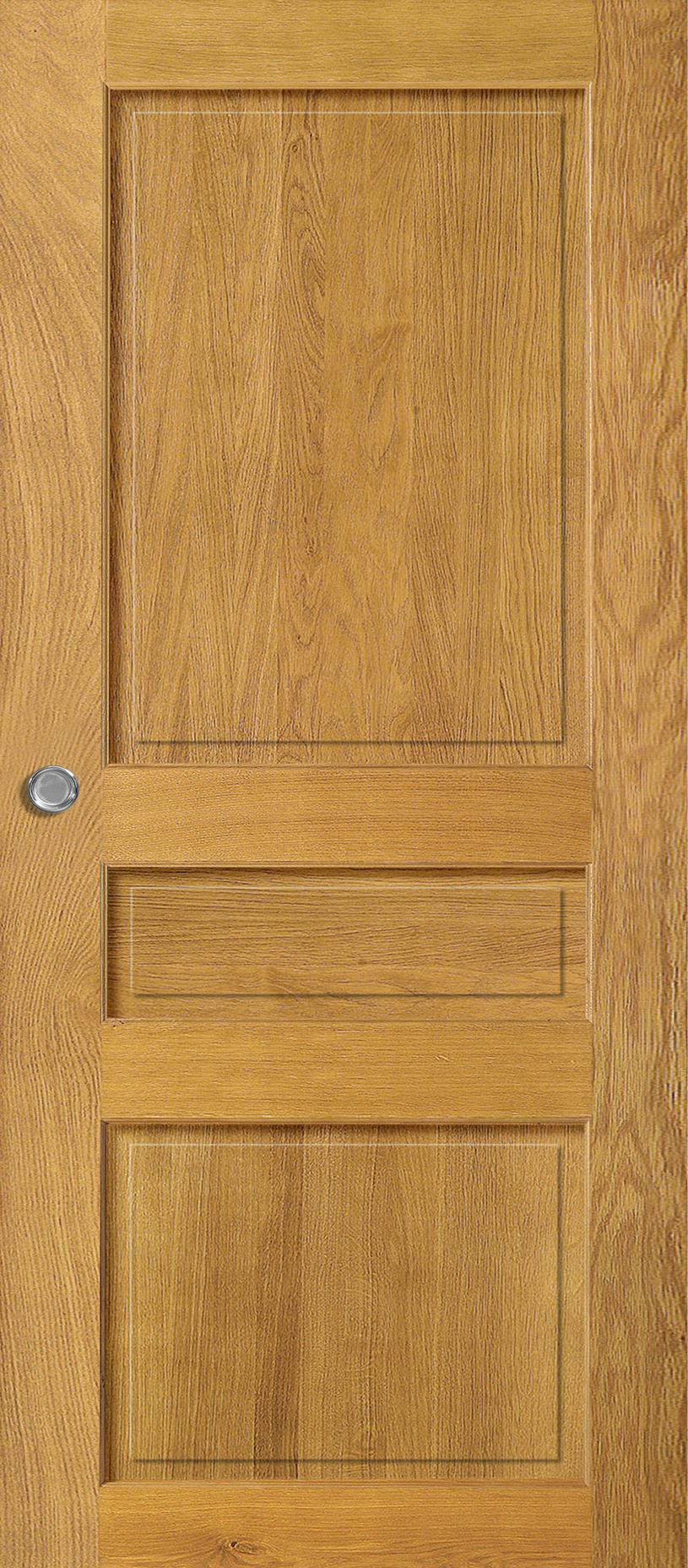 Porte Intérieure Bois Coulissante - Quercy - Chêne clair sélectionné
