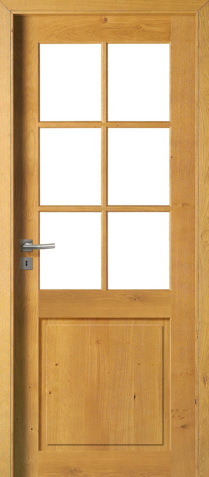 Porte Intérieure Bois Vitrée - Alsace - Chêne clair rustique Porte Intérieure Bois Vitrée - Alsace - Chêne clair rustique