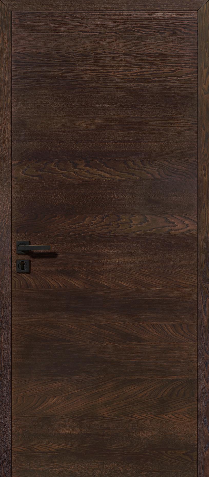 Porte Intérieur Bois - Epure Chêne sélectionné - Chêne sélectionné brun mat brossé