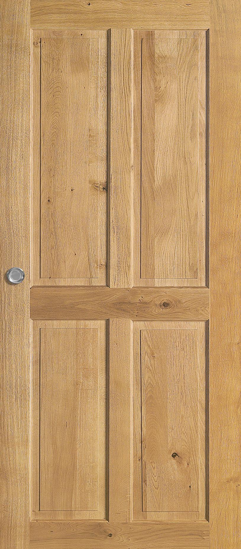 Porte intérieur Roziere Aubrac coulissante chêne rustique naturel
