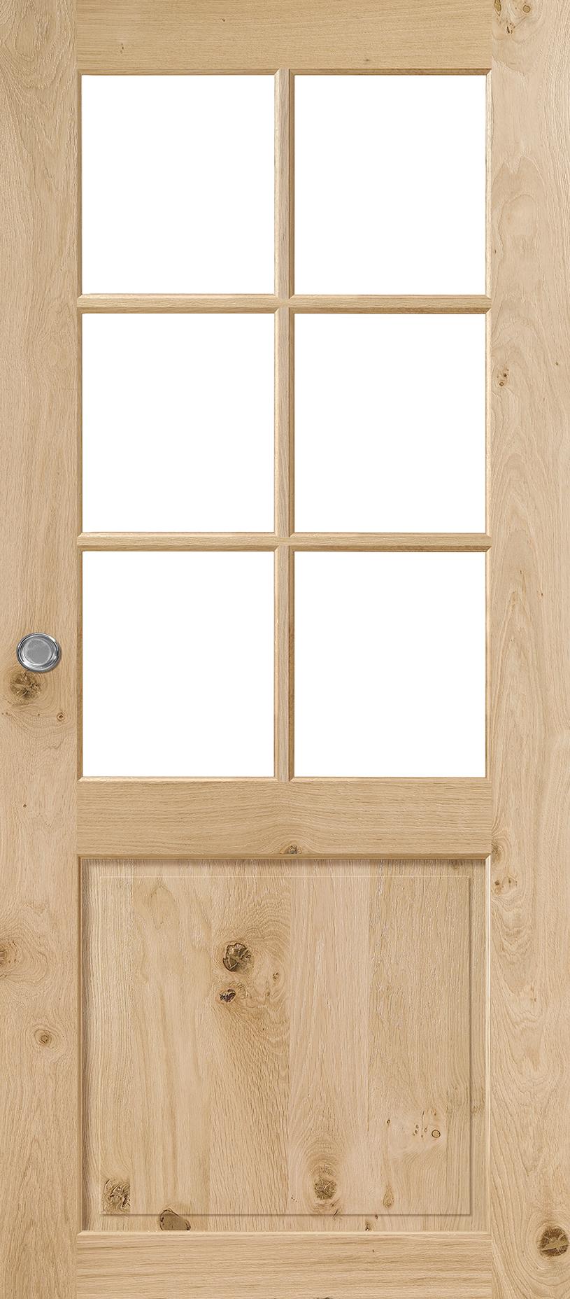 Porte intérieure coulissante Alsace - chêne rustique ultra mat