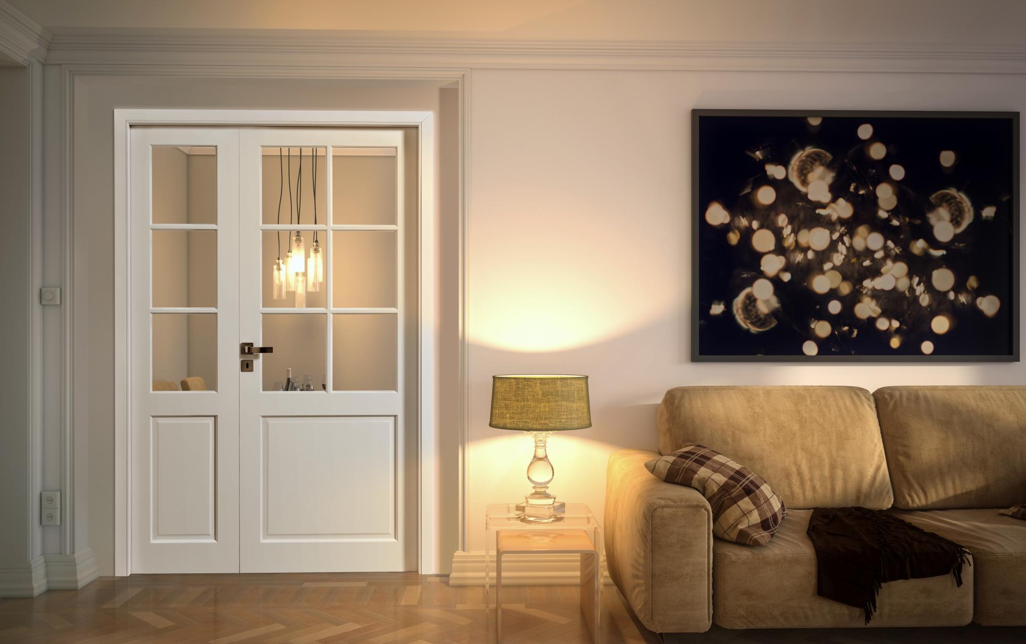 porte vitree carreau droit